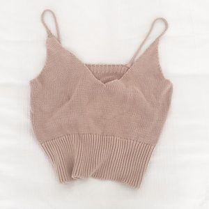 Nude Pink Crop Blouse